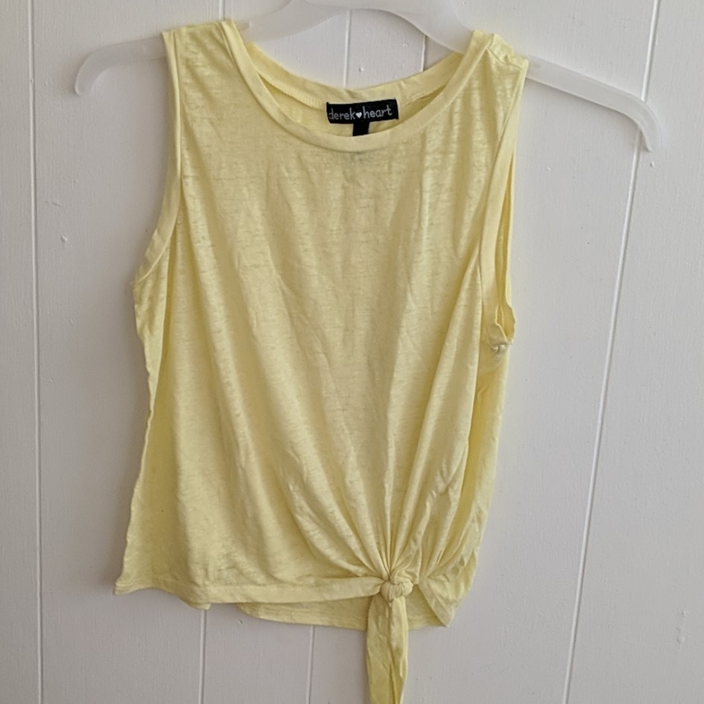 Yellow tank top